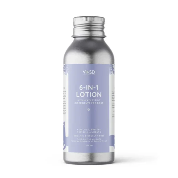 Organic 6-in-1 Dog Body Lotion - With the Power of Calendula!