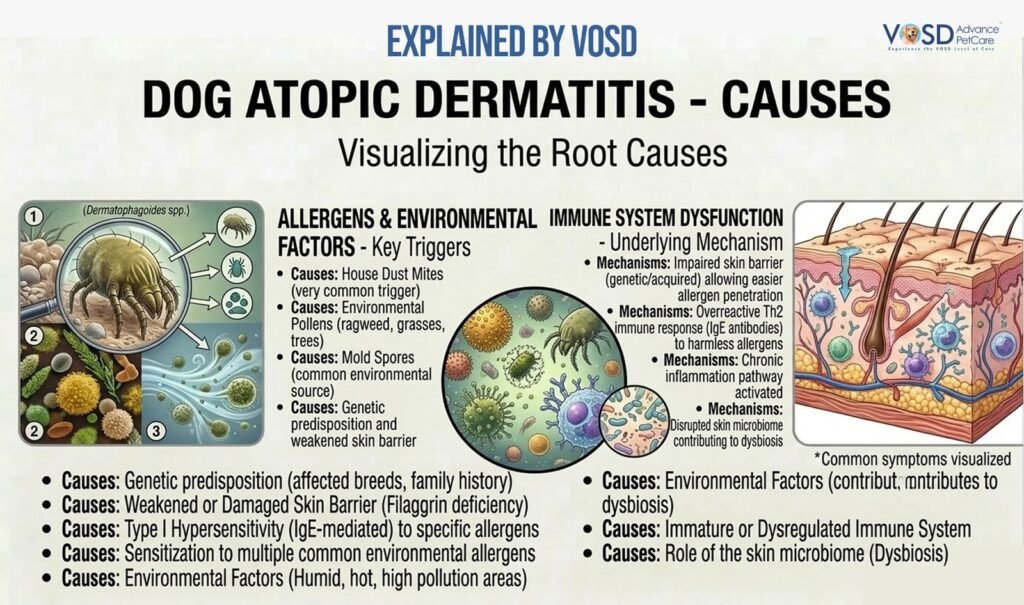 Dog Skin Infections: Causes, Symptoms & Treatment 8 dog atopic dermatitis causes