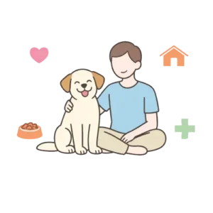 Person and dog in harmony